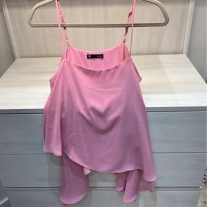 Krisa pink sleeveless top